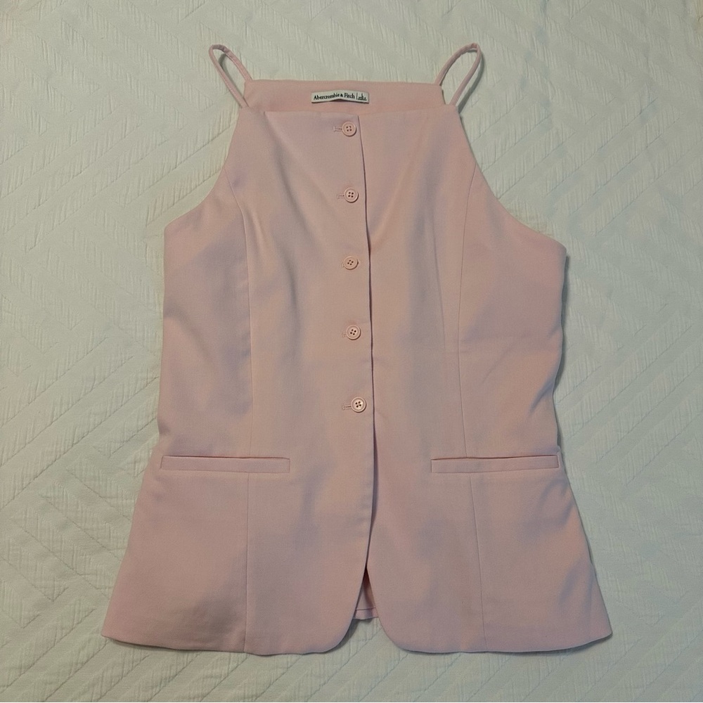 Abercrombie & Fitch pink vest top